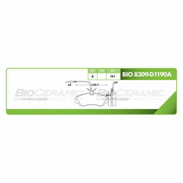 Kit Balatas Delantero Peugeot 206 2007
